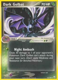 Dark Golbat card in English