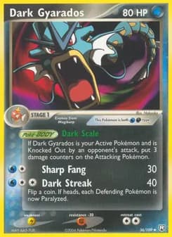 Dark Gyarados card in English