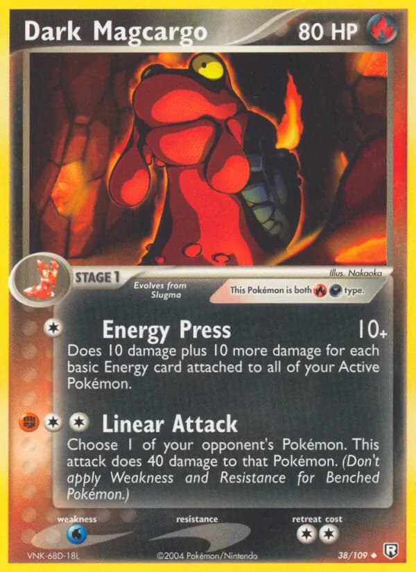 Dark Magcargo card in English