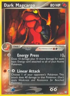 Dark Magcargo card in English