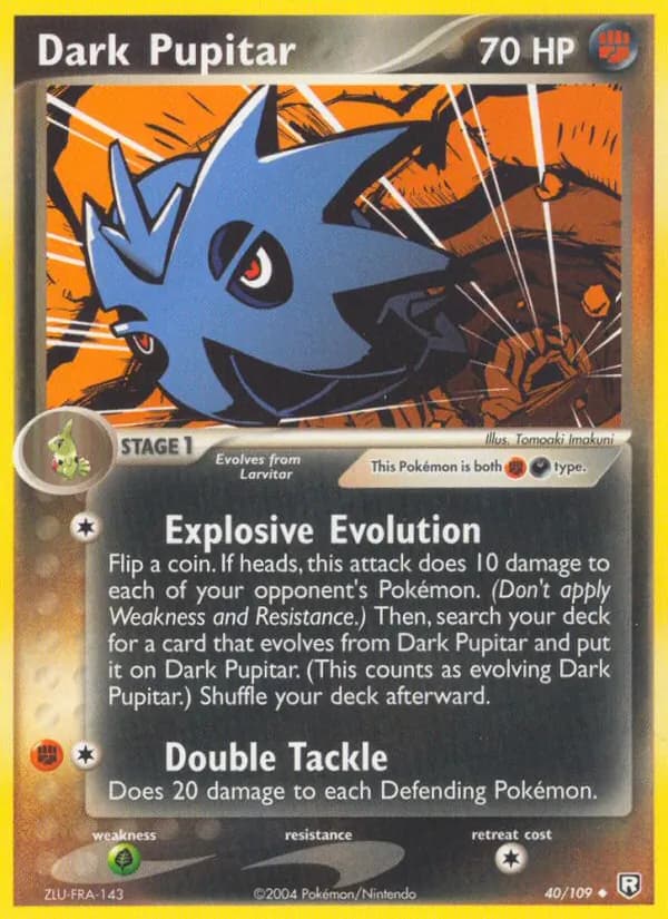 Dark Pupitar card in English