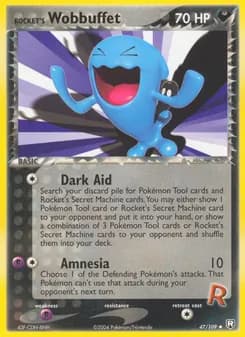 Rocket's Wobbuffet card in English