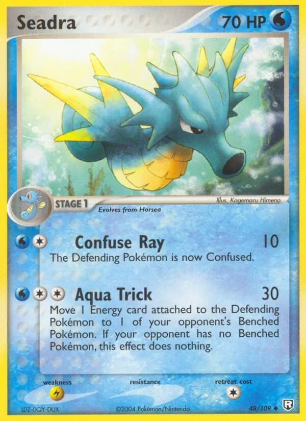 Seadra card in English