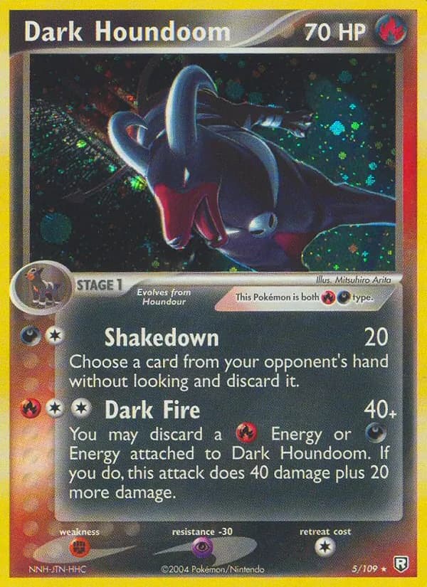 Dark Houndoom card in English
