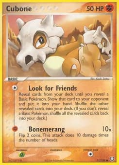 Cubone card in English
