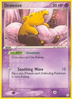 Drowzee card in English