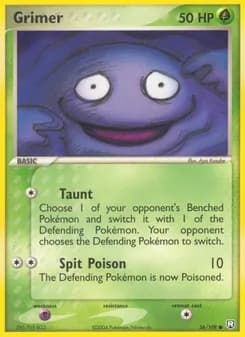 Grimer card in English