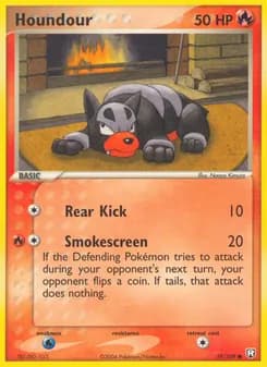Houndour card in English