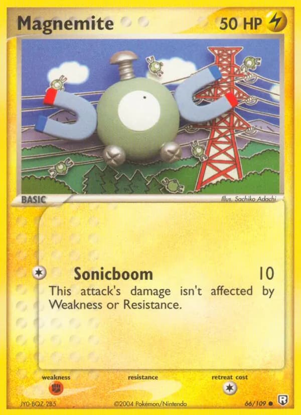 Magnemite card in English