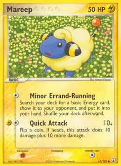 Mareep card in English