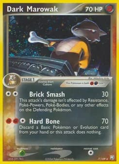 Dark Marowak card in English