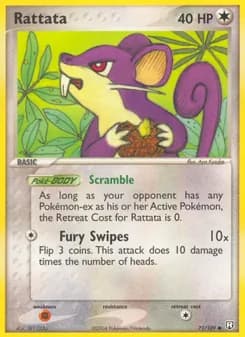 Rattata card in English