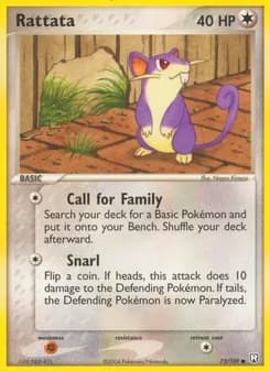 Rattata card in English