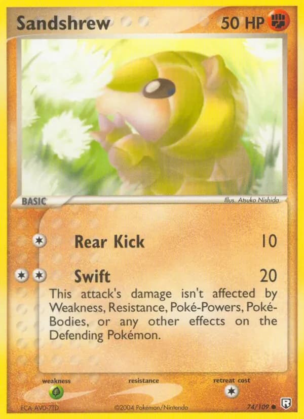 Sandshrew card in English