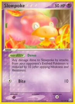 Slowpoke card in English