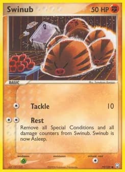 Swinub card in English