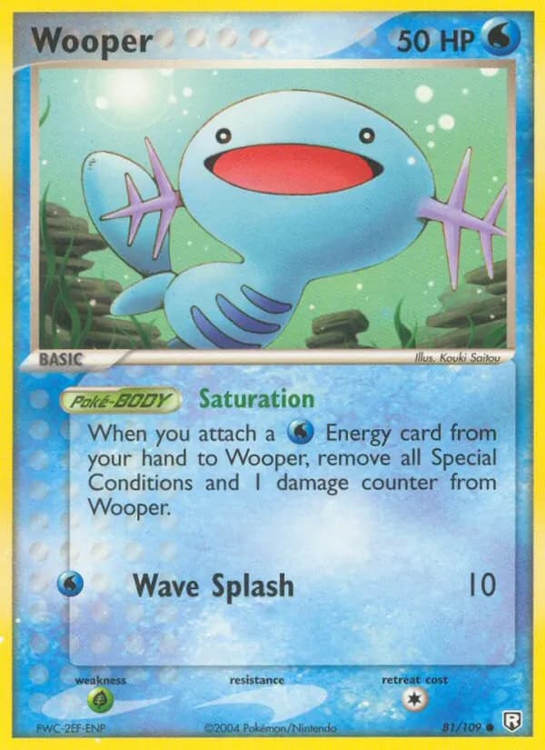 Wooper card in English