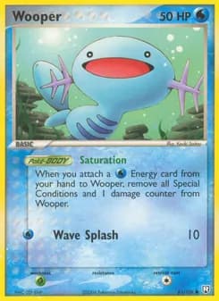 Wooper card in English