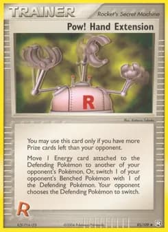 Pow! Hand Extension card in English