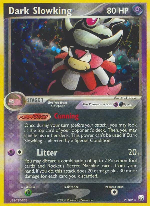 Dark Slowking card in English