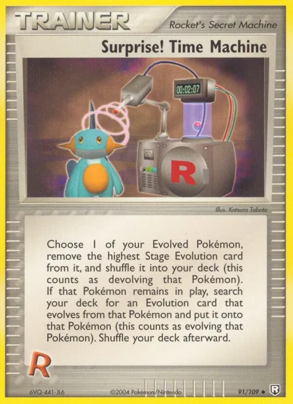Surprise! Time Machine card in English