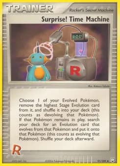 Surprise! Time Machine card in English