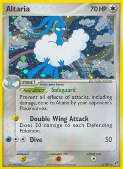 Altaria card in English