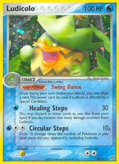 Ludicolo card in English