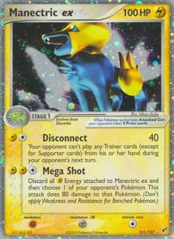 Manectric ex card in English
