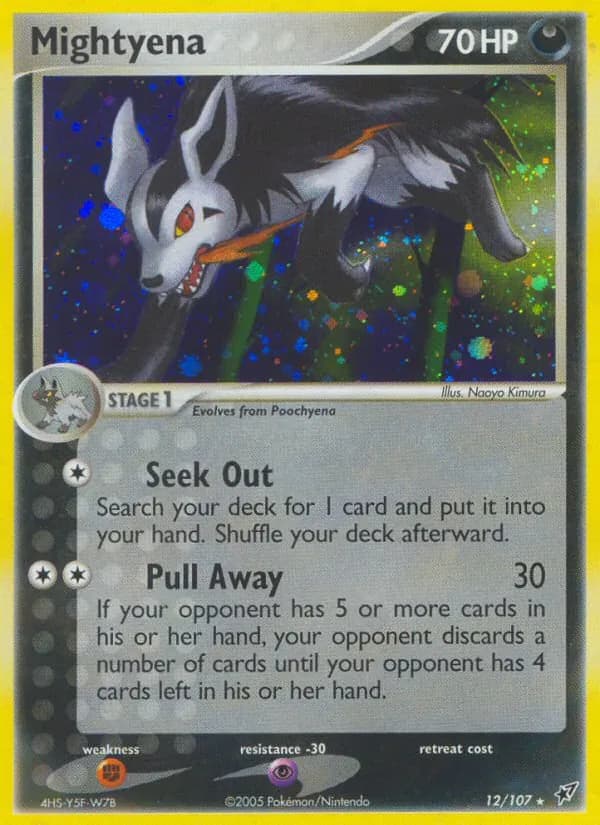 Mightyena card in English