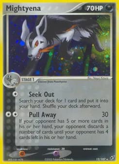Mightyena card in English