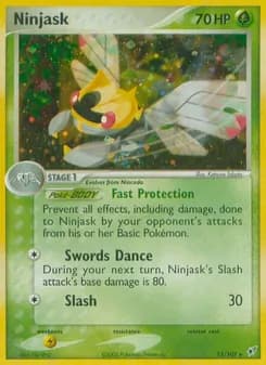 Ninjask card in English