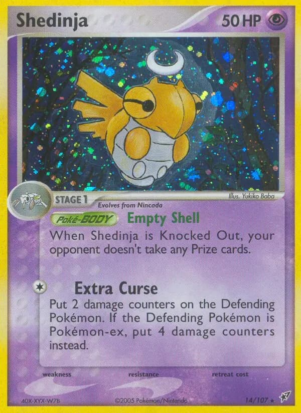 Shedinja card in English