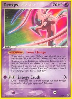Deoxys card in English
