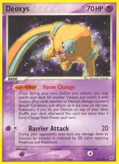 Deoxys card in English