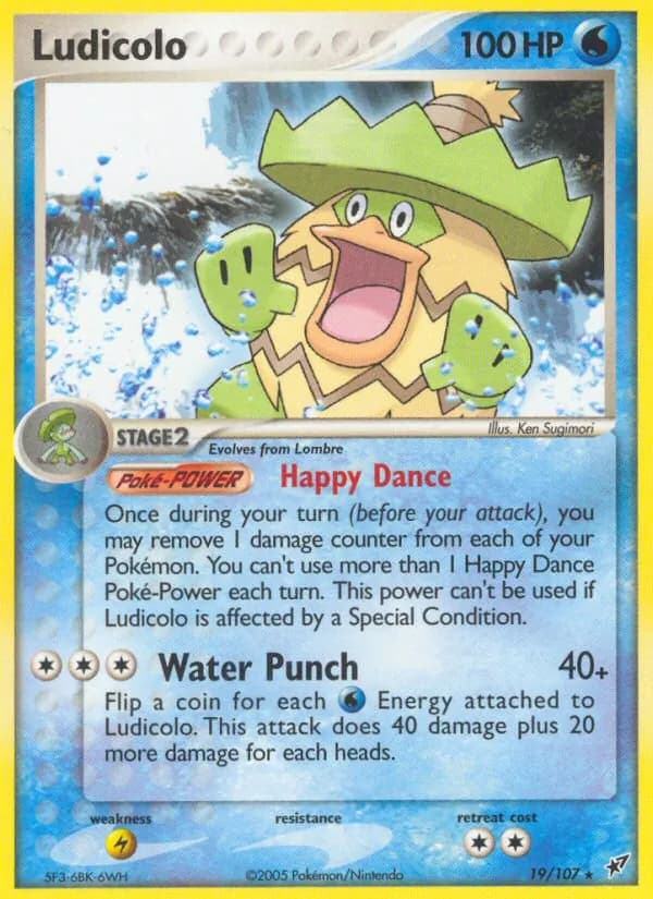 Ludicolo card in English