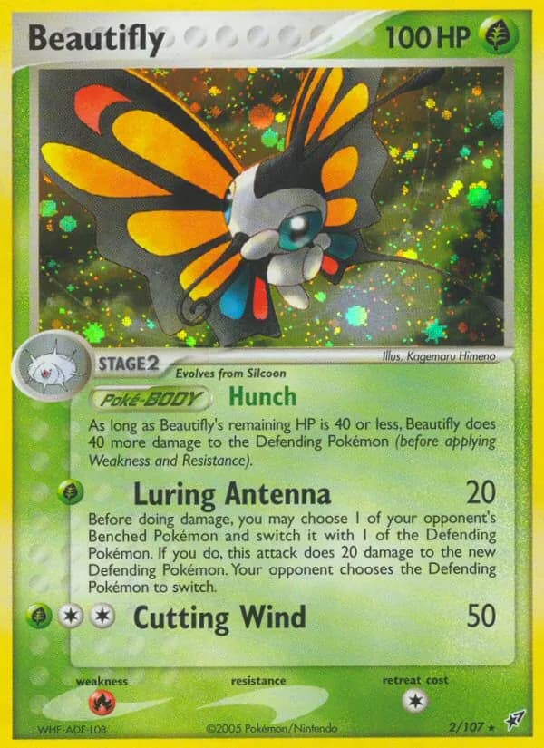 Beautifly card in English