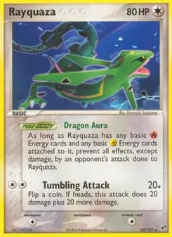 Rayquaza card in English