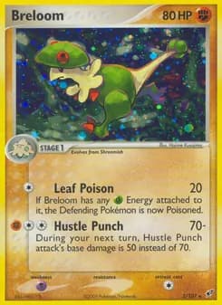 Breloom card in English