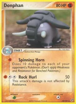 Donphan card in English