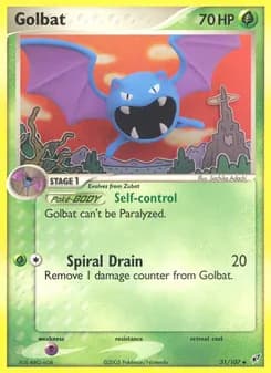 Golbat card in English
