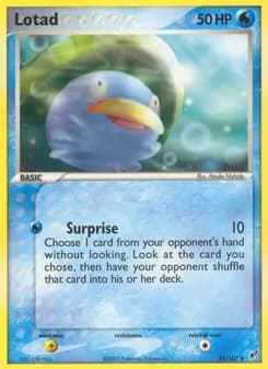 Lotad card in English