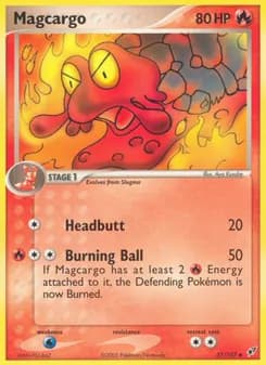 Magcargo card in English