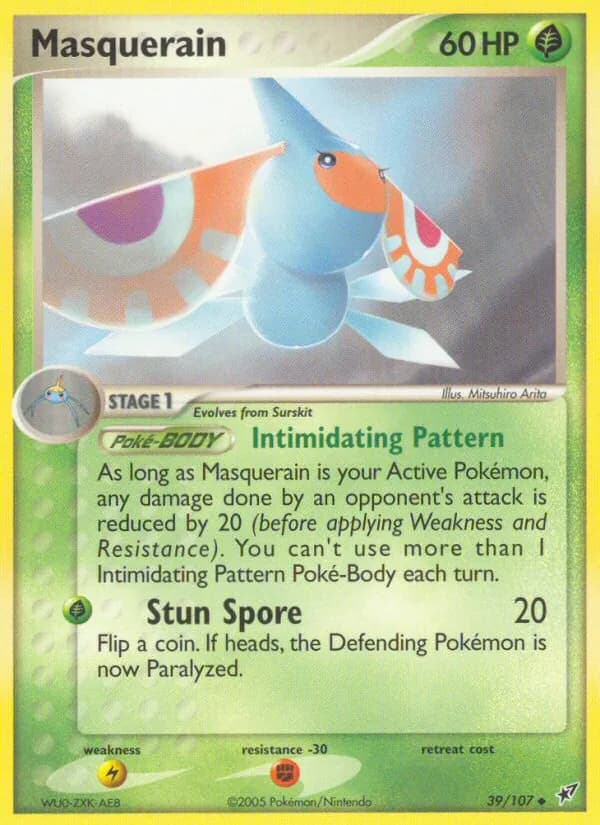 Masquerain card in English