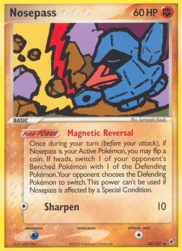 Nosepass card in English