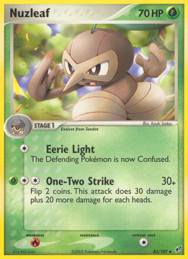 Nuzleaf card in English