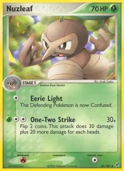Nuzleaf card in English