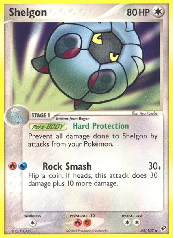 Shelgon card in English