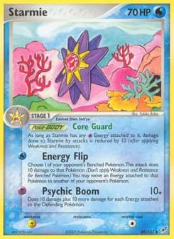 Starmie card in English