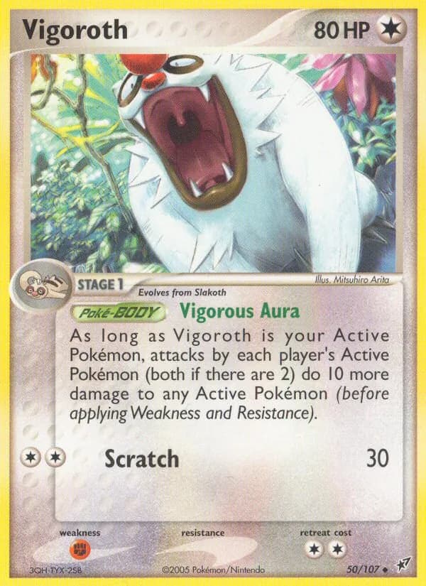 Vigoroth card in English